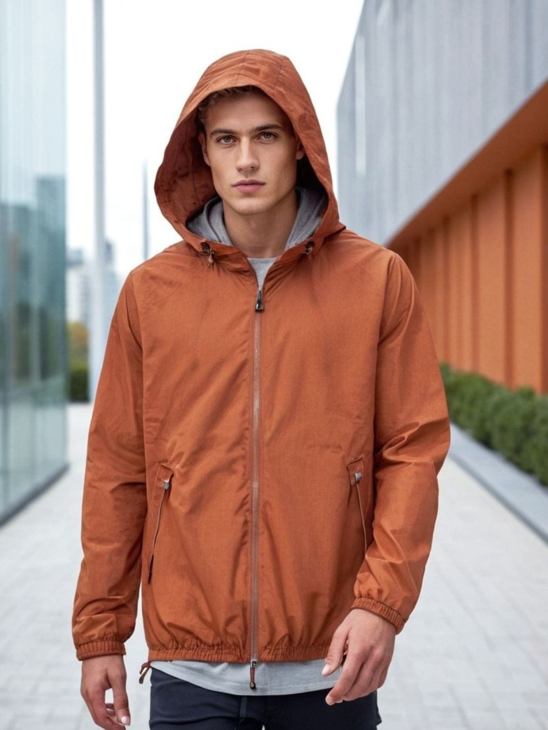 Veste randonnée imperméable respirante homme