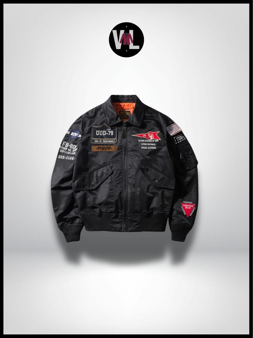 Noir Élégance Bomber Homme – Vestelab