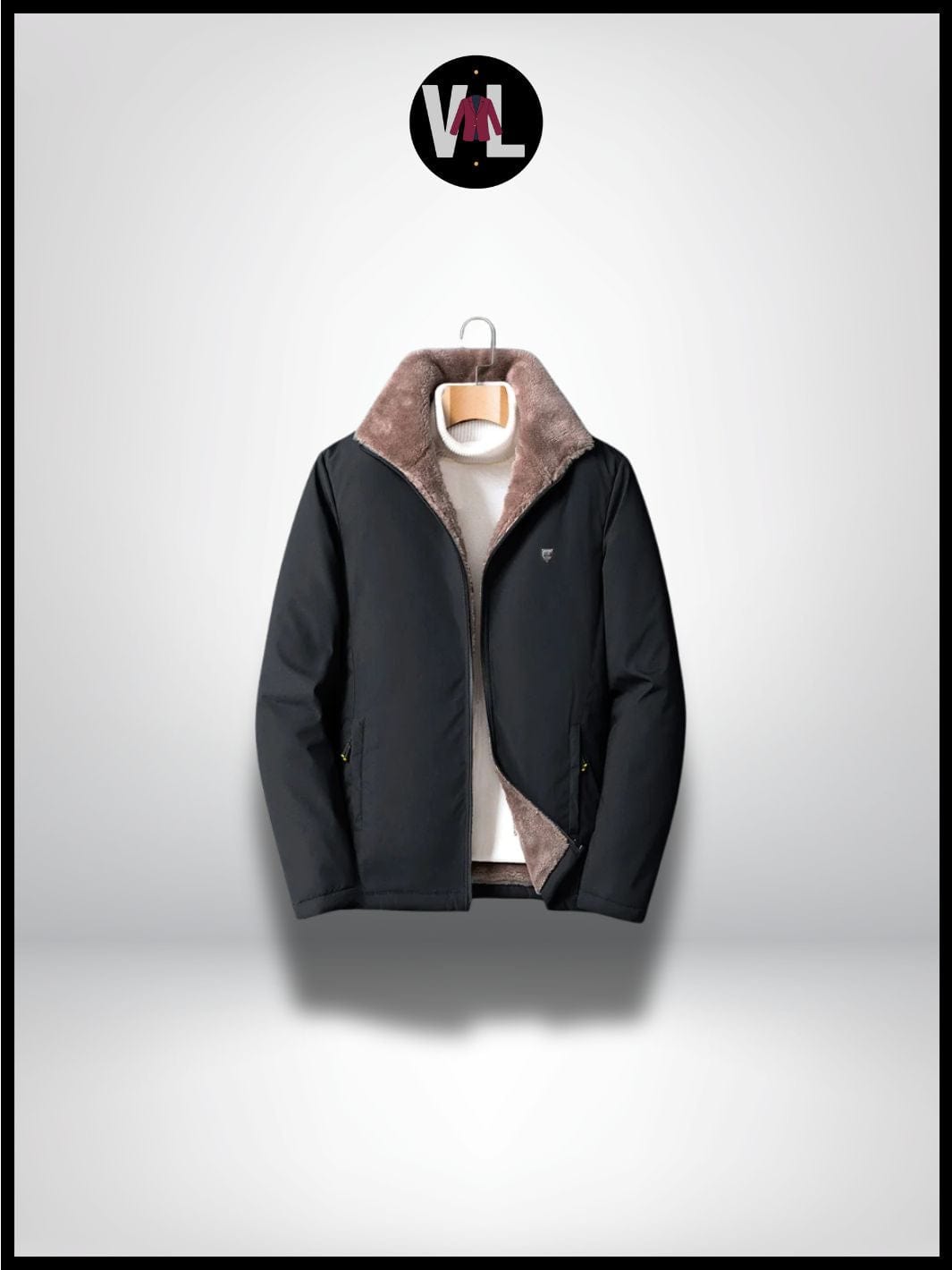 Hiver Prestige Veste Col fourrure Homme – Vestelab