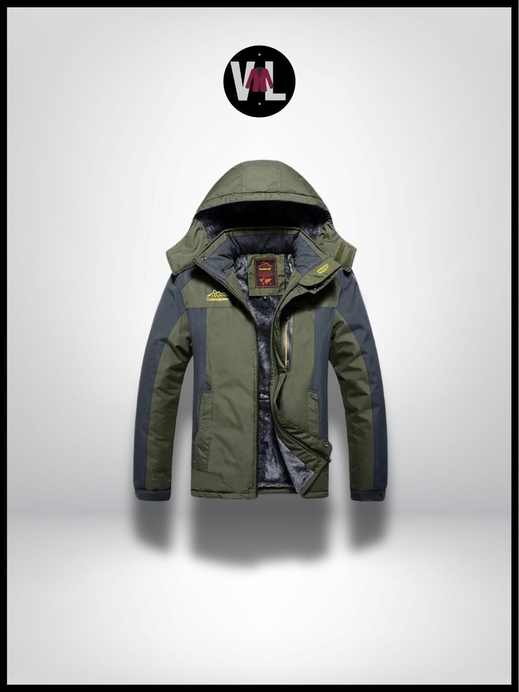 Veste de Ski Kaki Homme