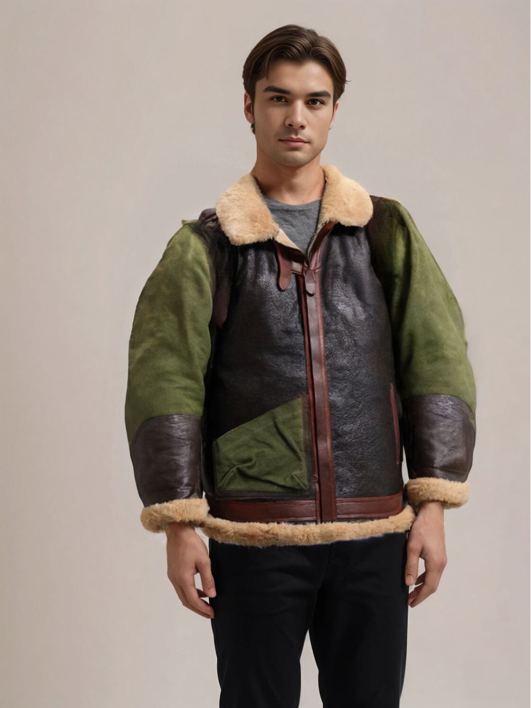 Outlander - Veste en Cuir Homme