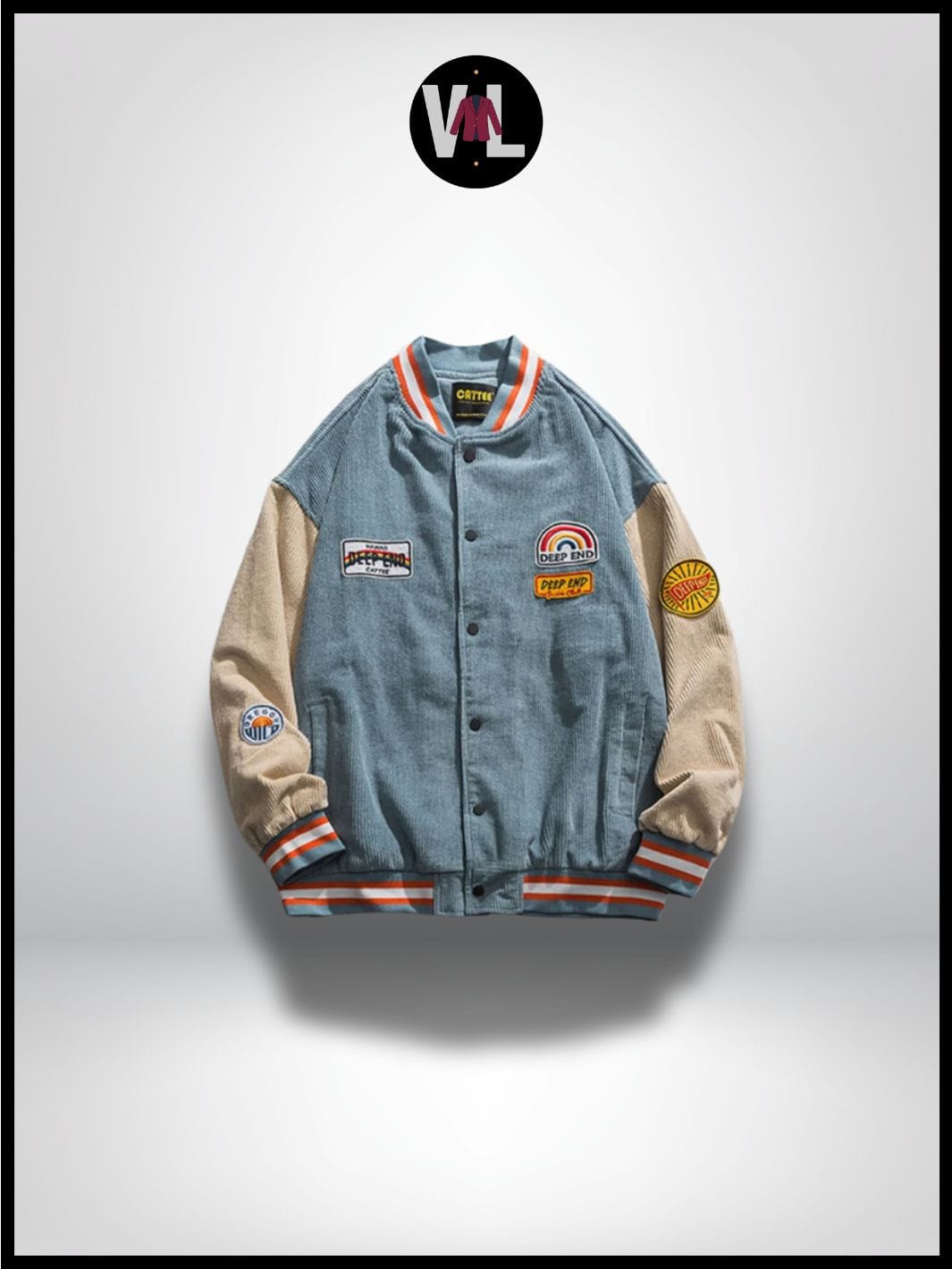 Veste en Jean Bicolore Homme
