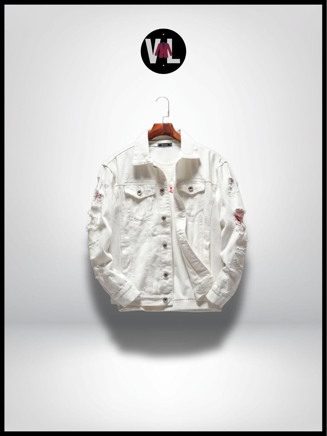 Veste en Jean Streetwear Homme