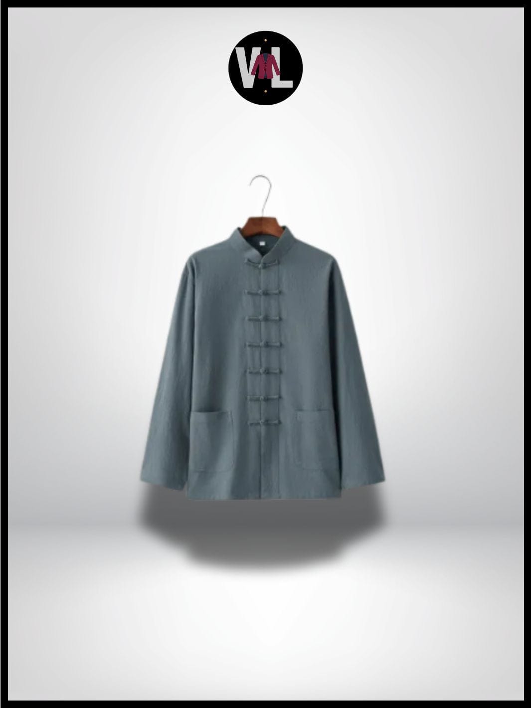 Veste Lin Verte Homme