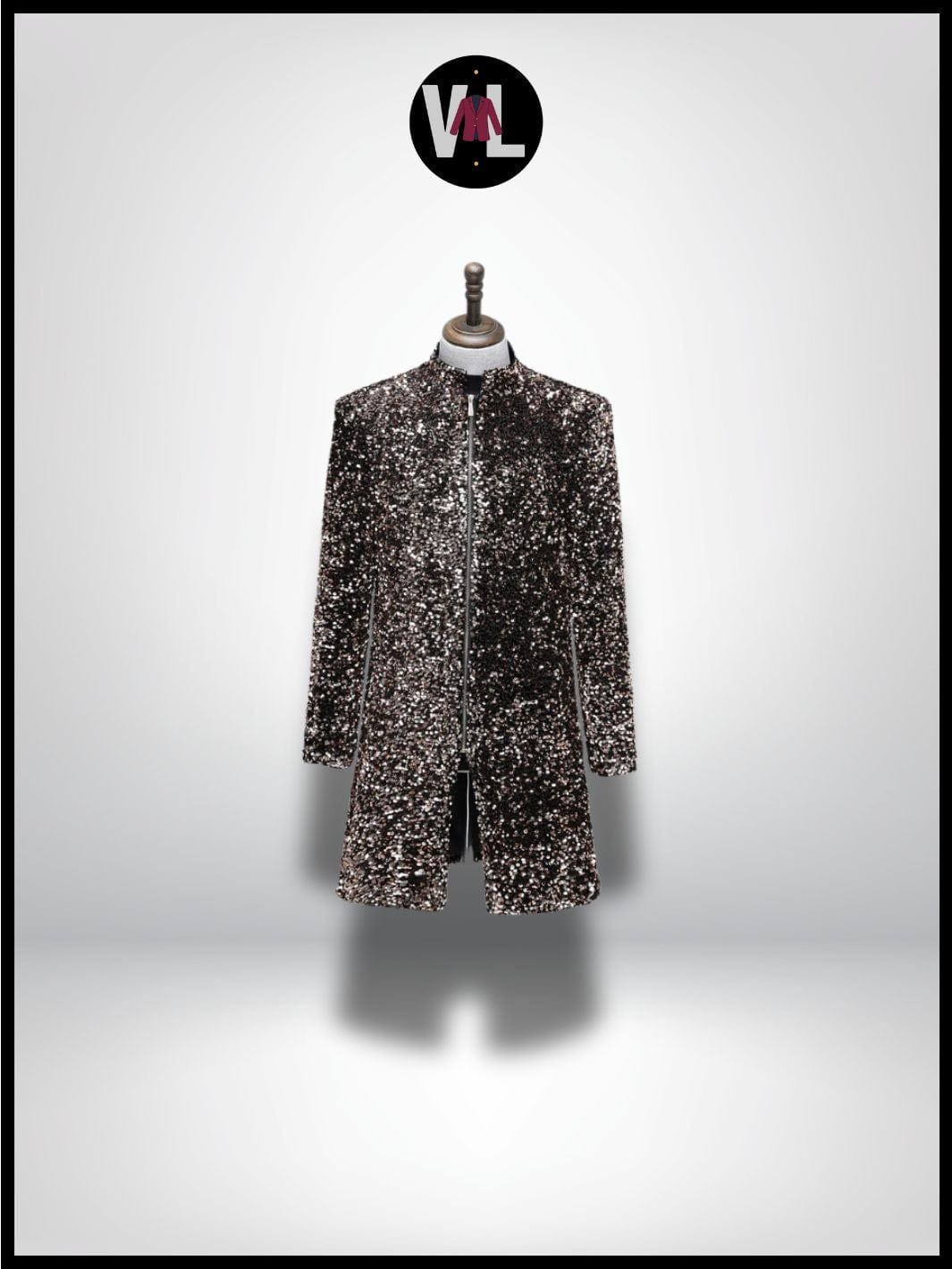 Veste Strass Paillettes Homme