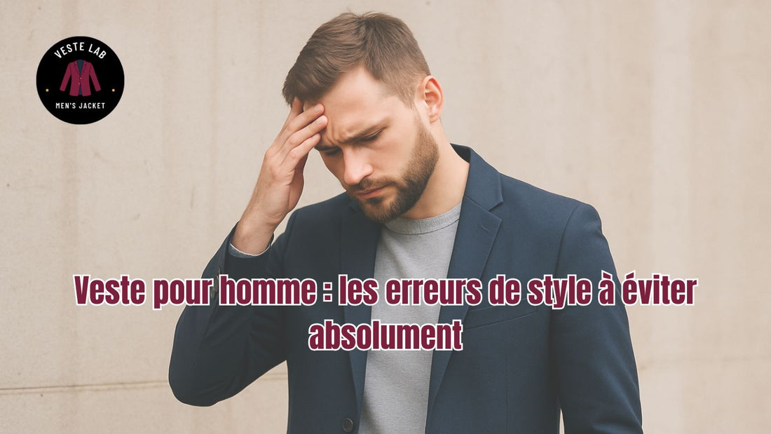 Veste pour homme : les erreurs de style à éviter absolument