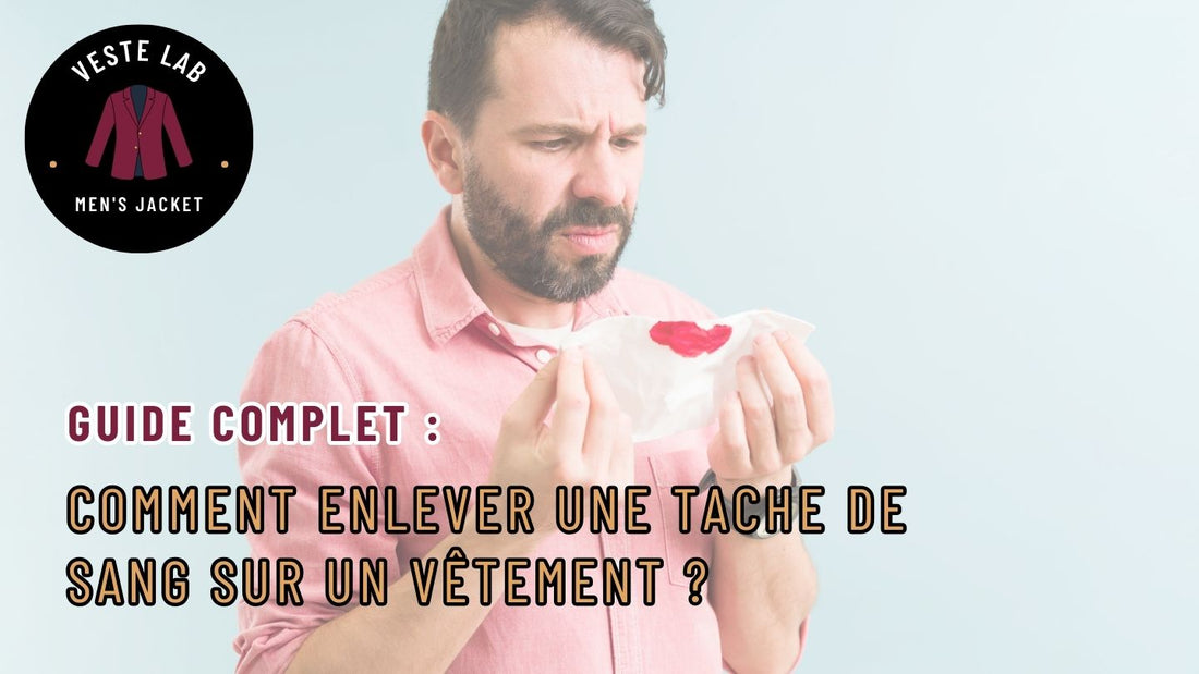 Comment enlever une tache de sang sur un vêtement 