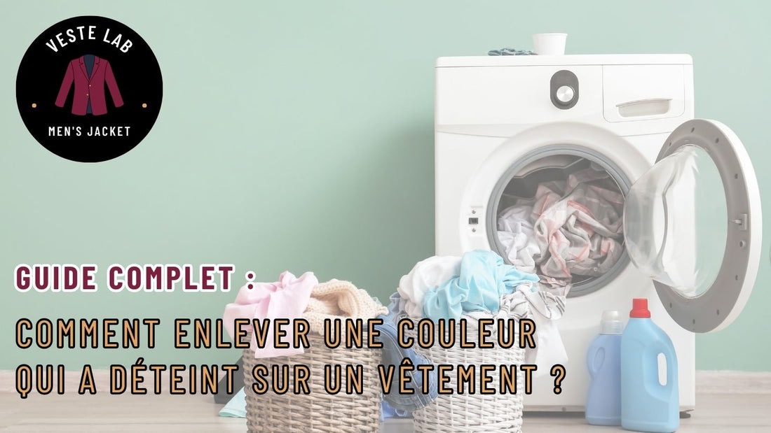 comment enlever une couleur qui a déteint sur un vêtement ?