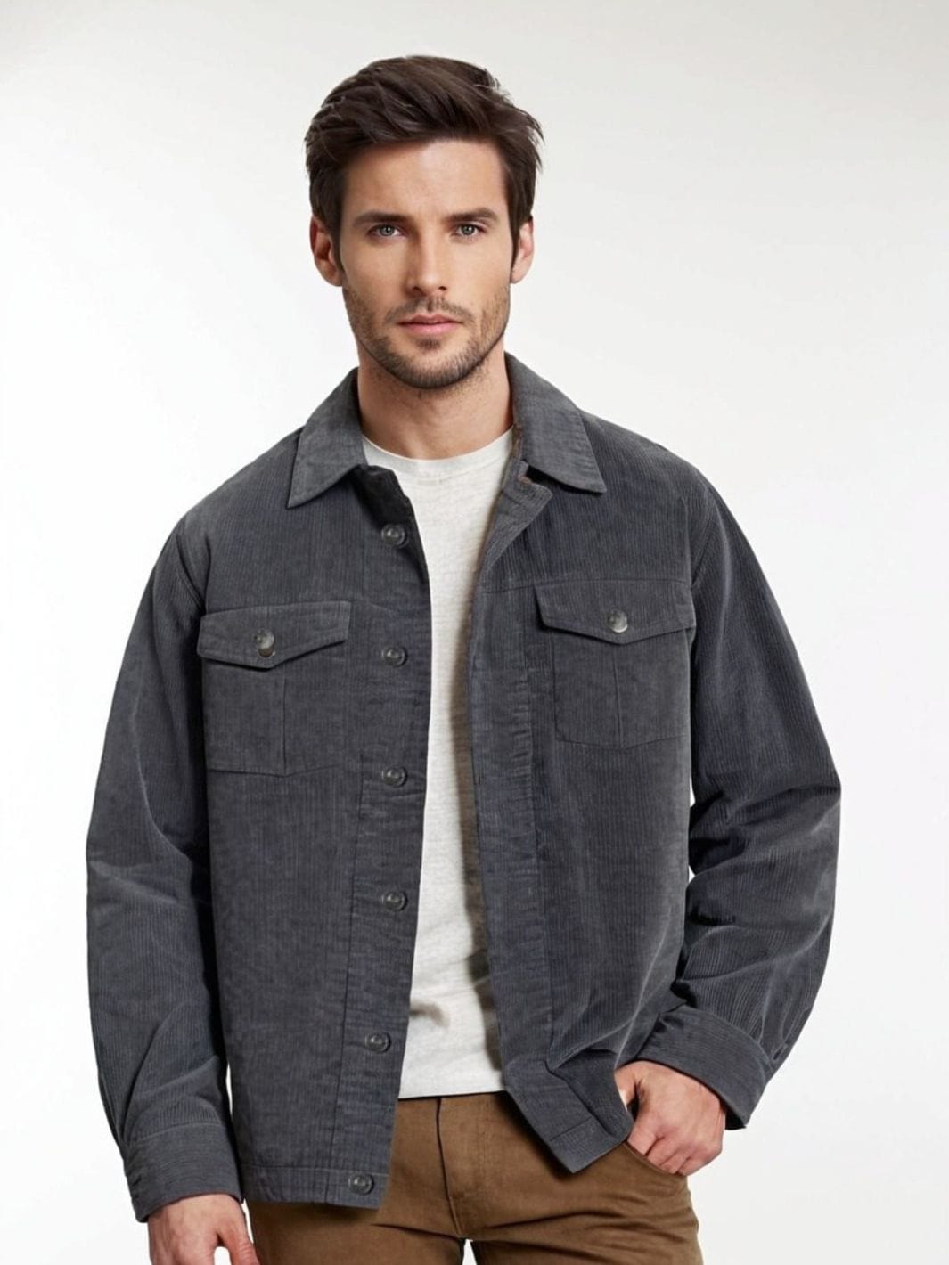Veste chemise bucheron homme