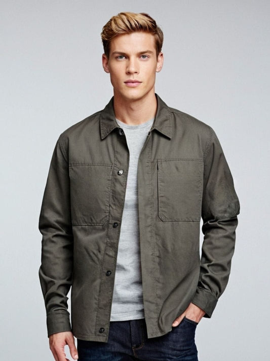 Veste chemise militaire homme