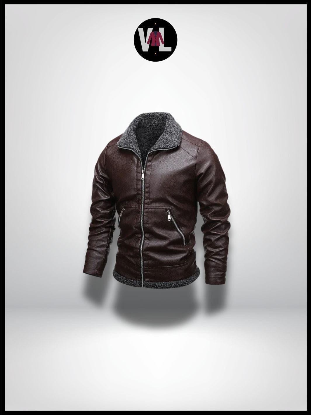 Navigator - Veste Aviateur Marron Homme