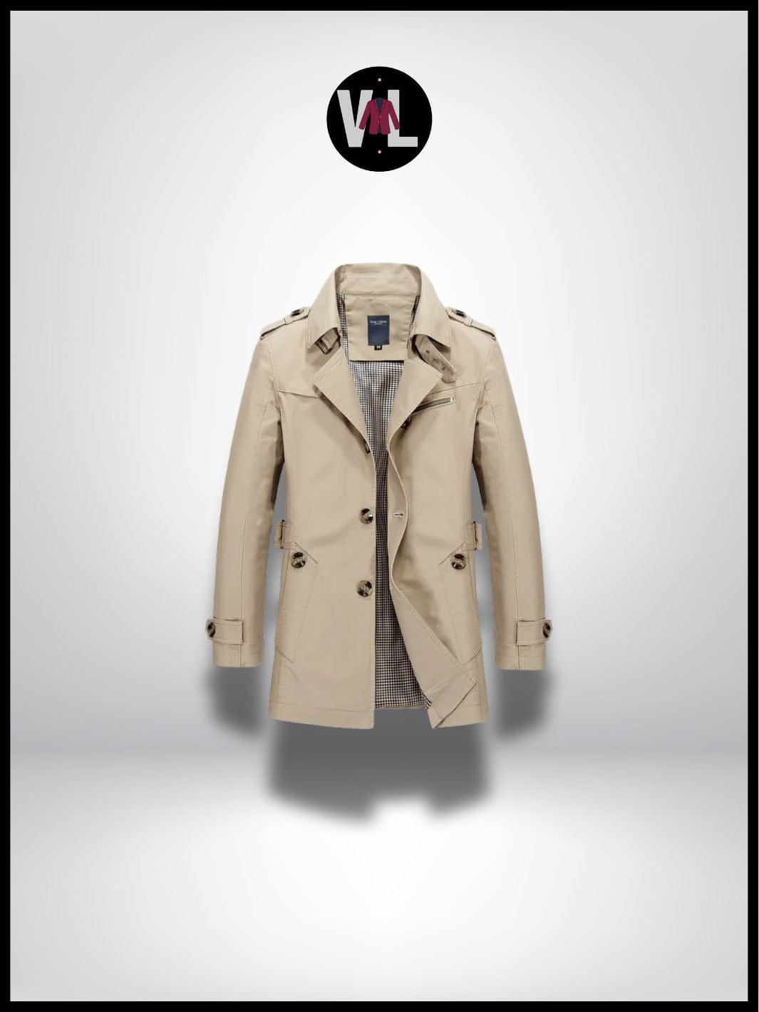 Veste Beige Clair Homme