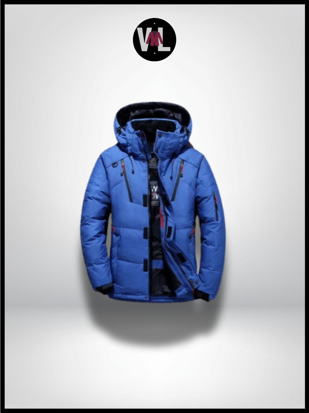 Veste Capuche Bleue Homme