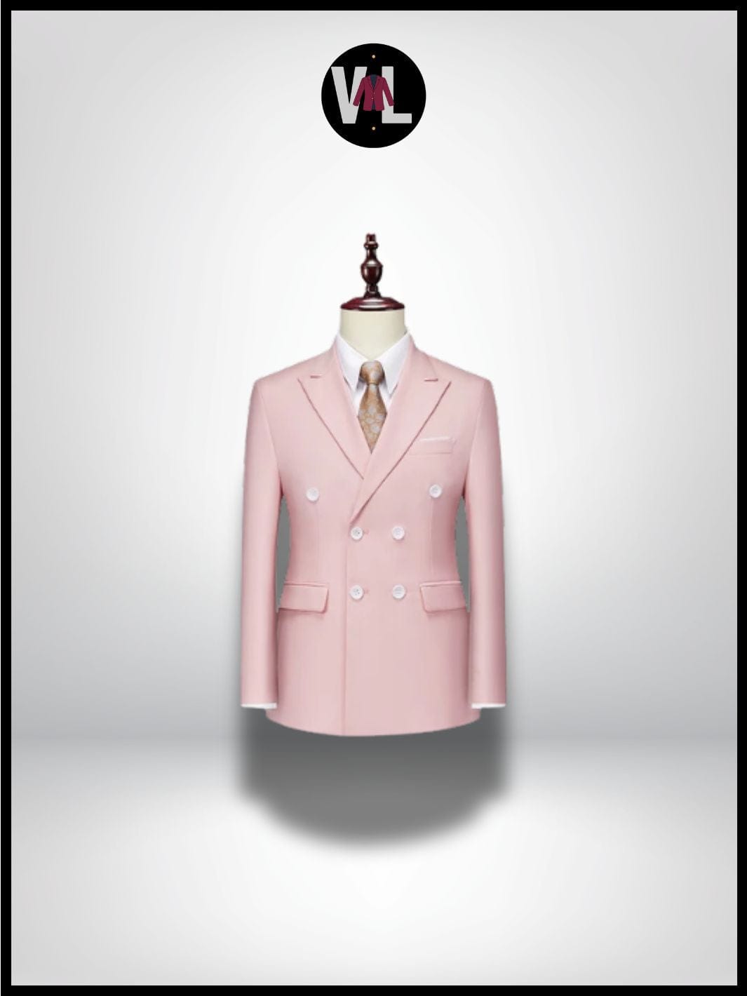 Veste Costume Rose Homme