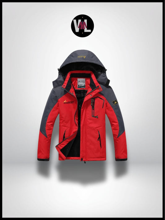 Veste de Ski Rouge Homme