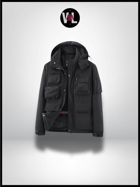 Veste de Travail Noire Homme