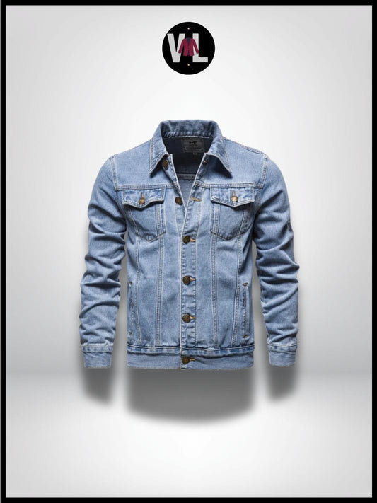 Veste en Jean Bleu Ciel Homme