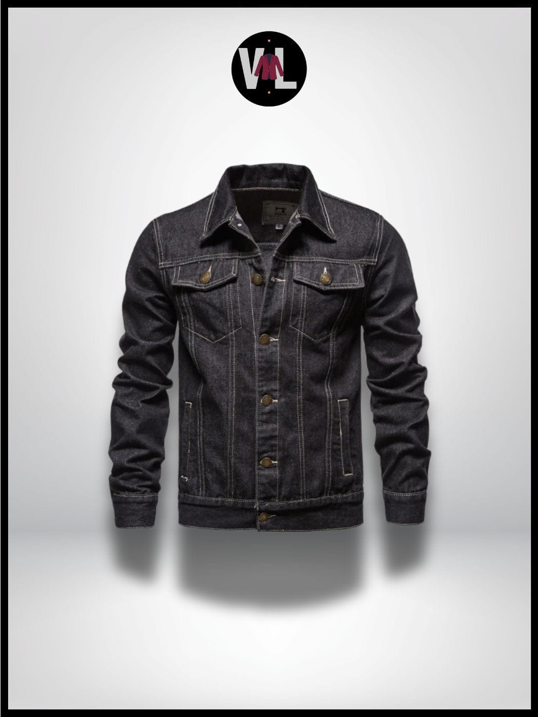 Veste en Jean Moto Homme