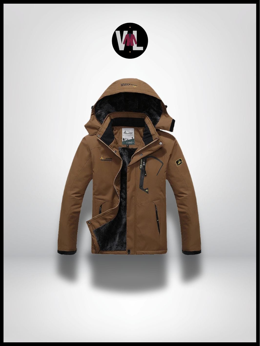 Veste Hiver Marron Homme