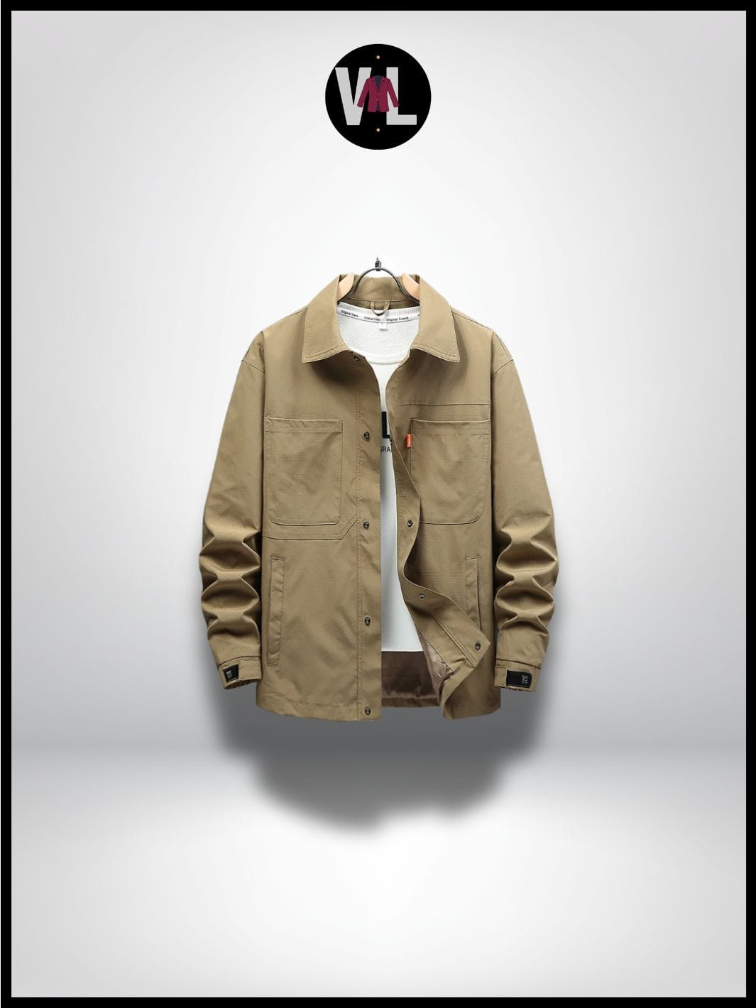 Veste Printemps Beige Homme