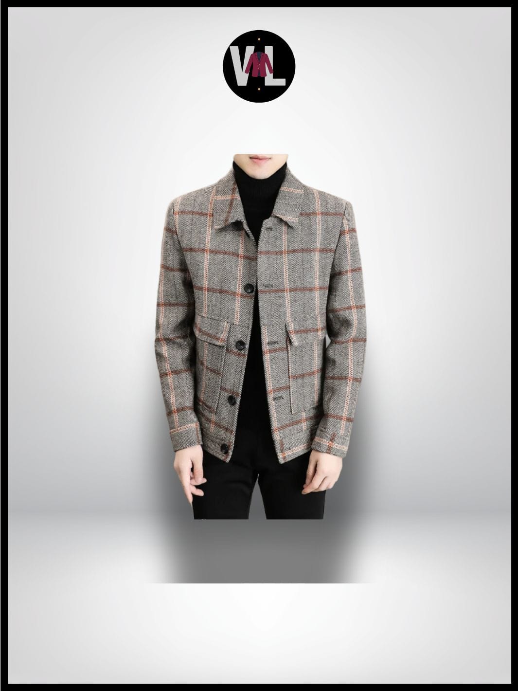 Veste Tweed Ecossais Homme