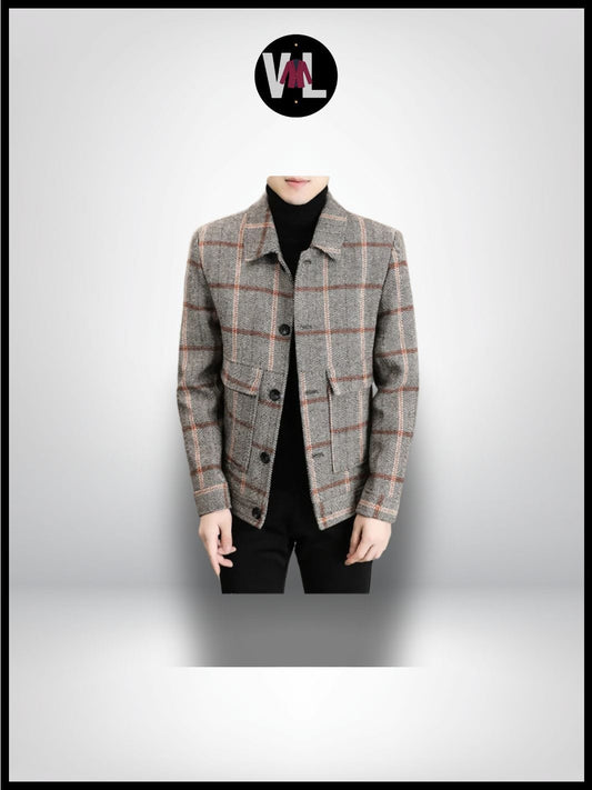 Veste Tweed Ecossais Homme