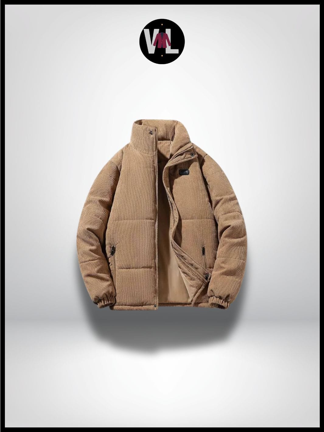 Veste Velours Beige Homme