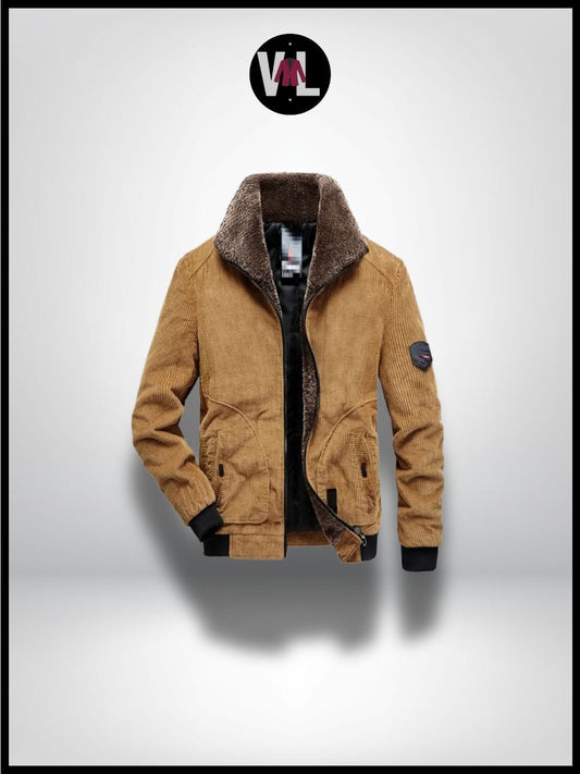 Veste Velours Camel Homme