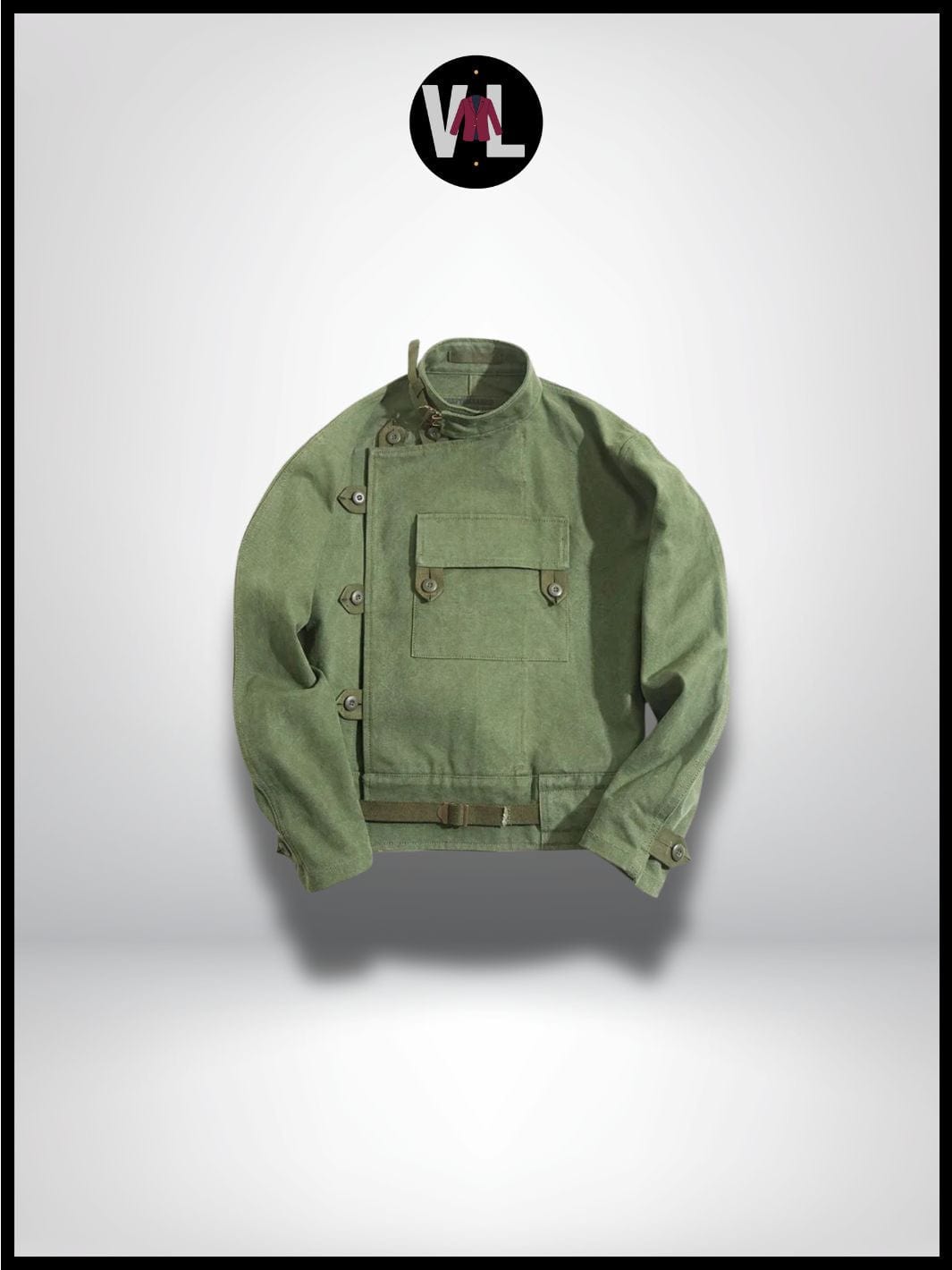 Veste Vert Kaki Homme