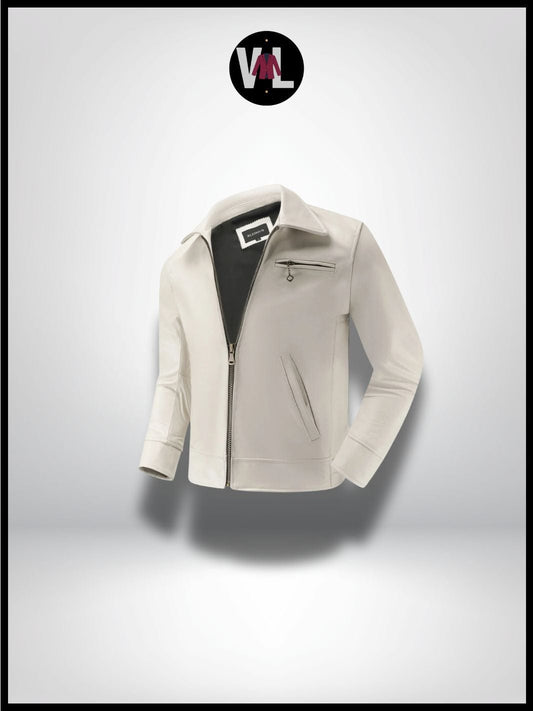 WhiteBold - Veste en Cuir Homme